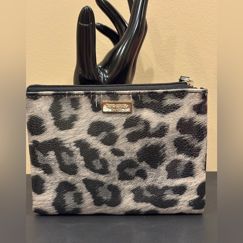 Kate Spade Leopard Print Zip Pouch